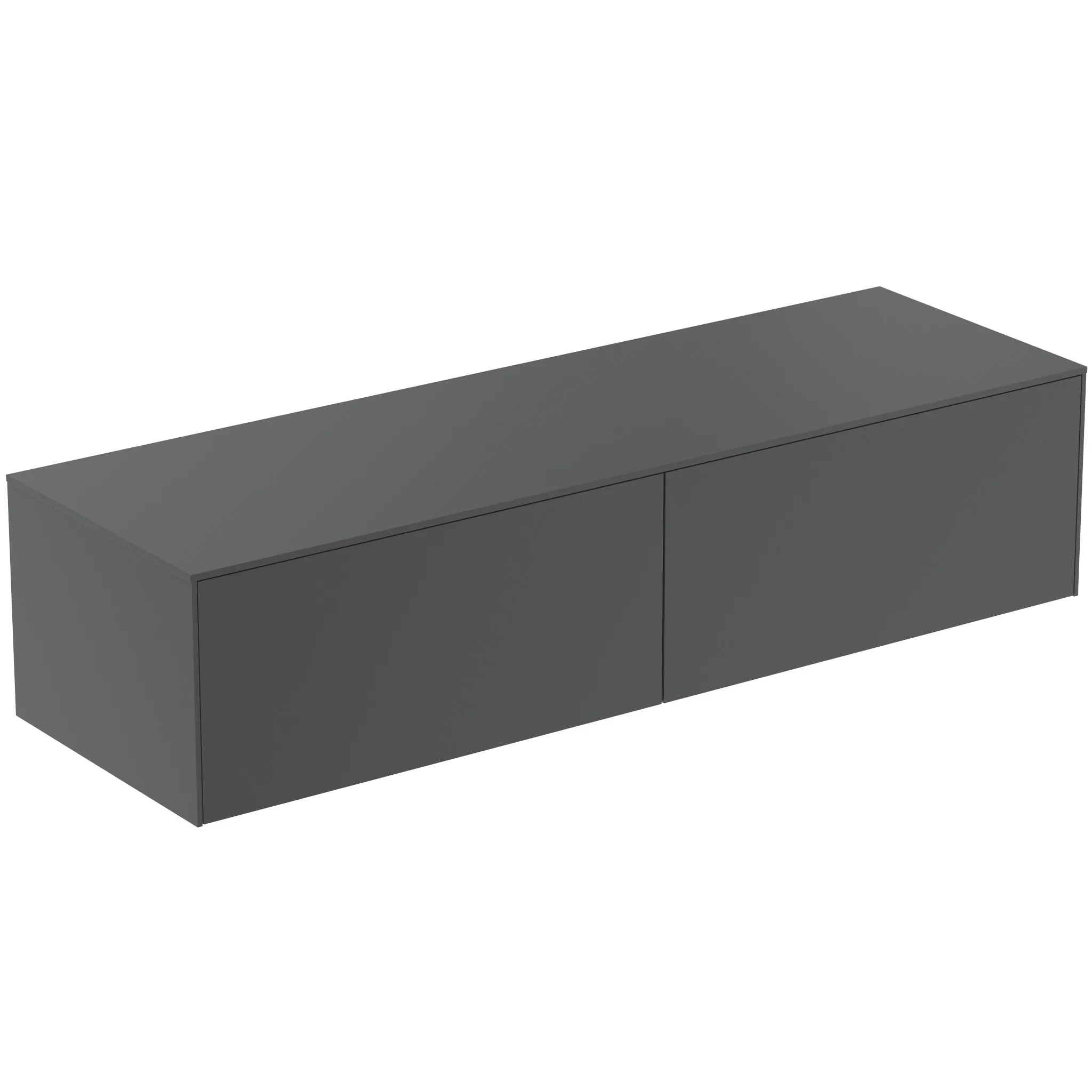 Ideal Standard Waschtischunterschrank Conca, 2 Auszüge, Anthrazit