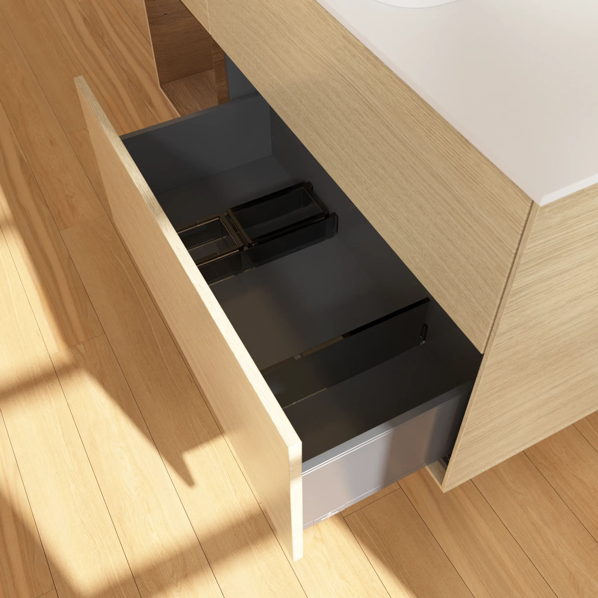 Villeroy & Boch Waschtischunterschrank „Finion“ für Schrankwaschtisch 1200 × 603 × 501 mm Oak Veneer, für Becken mittig
