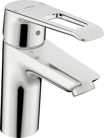 Einhand-Waschtischarmatur „Polo“ Ausladung 110 mm in Chrom Einhand-Waschtischarmatur „Polo“ Ausladung 110 mm in Chrom