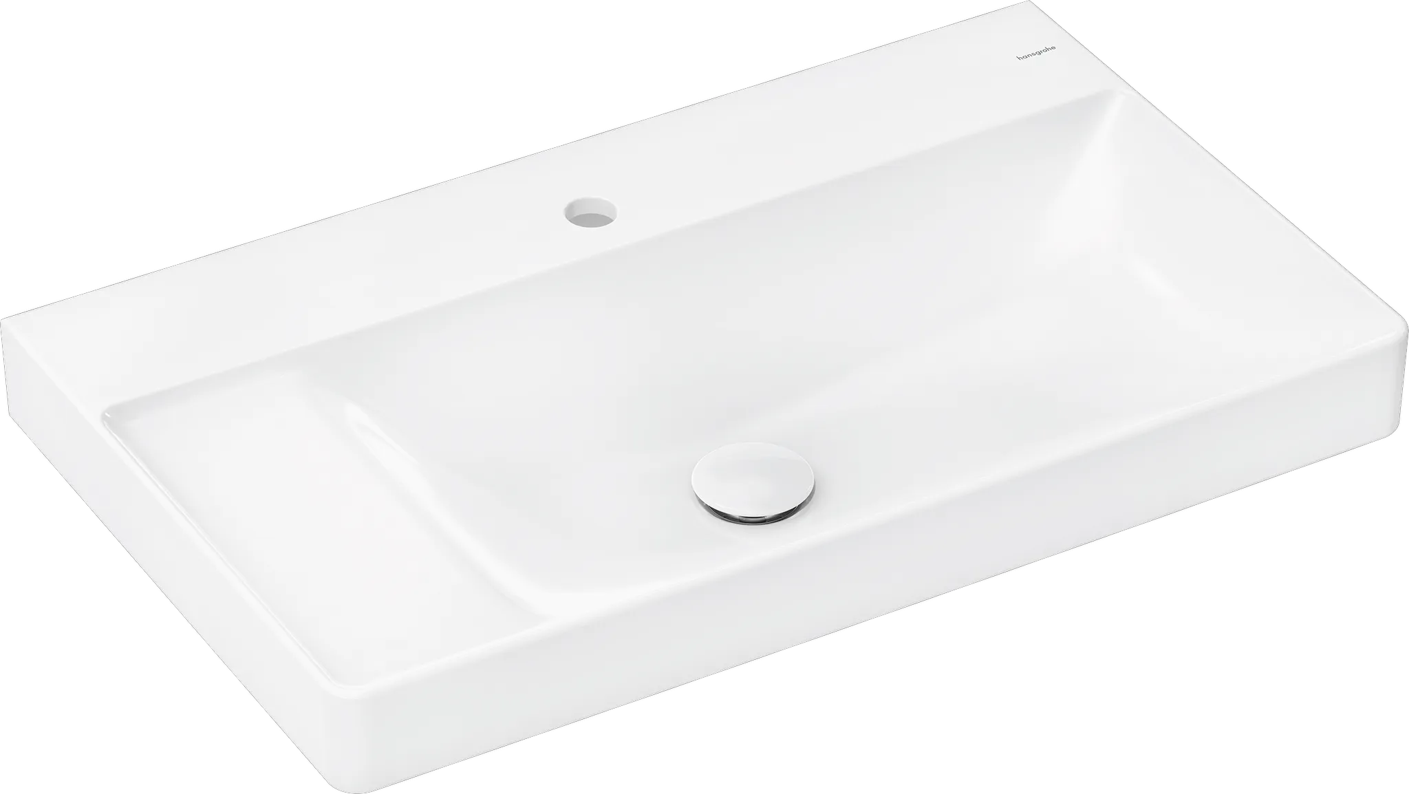 Hansgrohe Xelu Q Aufsatzwaschtisch geschliffen Weiß, 800x480mm Hansgrohe Xelu Q Aufsatzwaschtisch geschliffen Weiß, 800x480mm