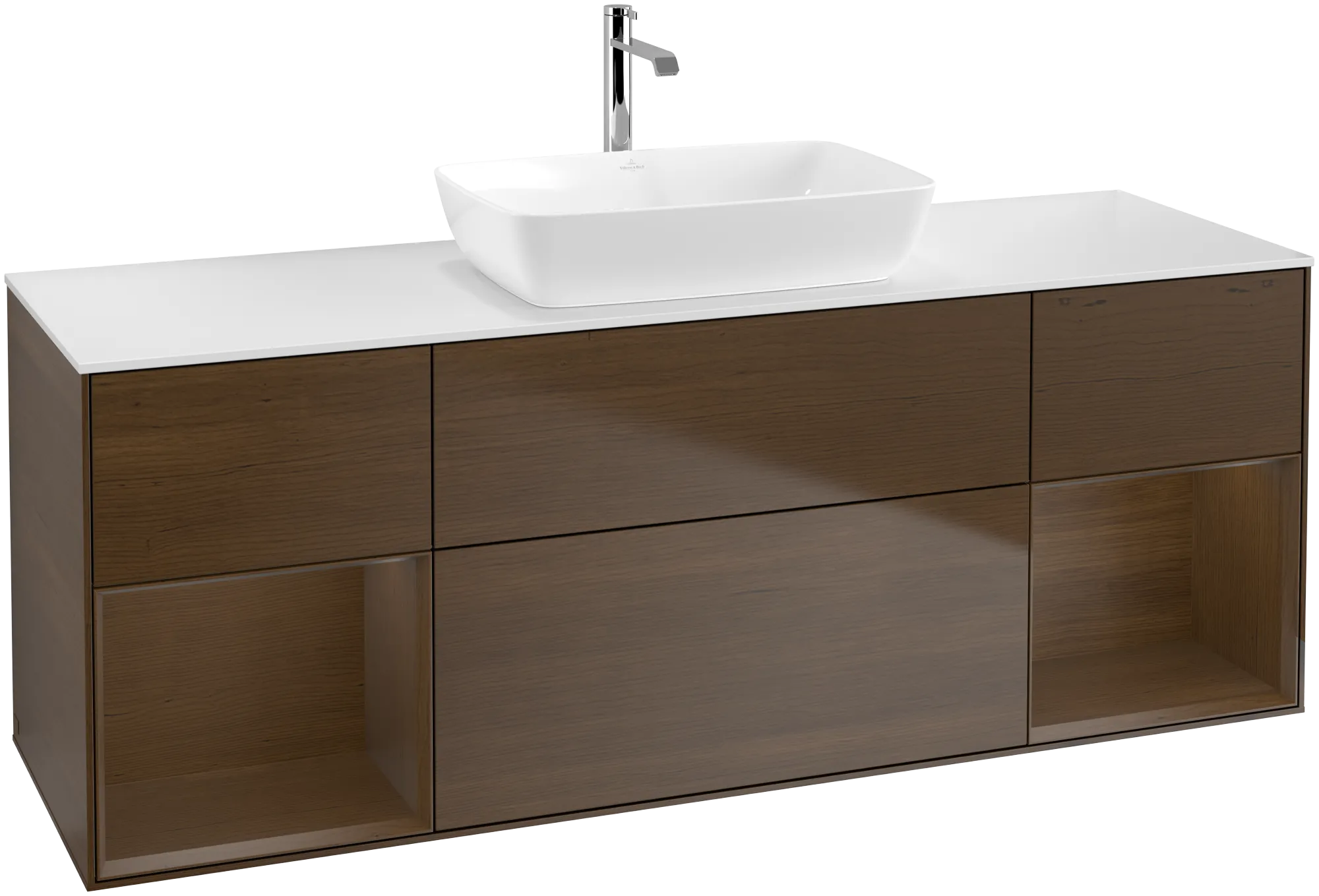 Villeroy & Boch Waschbeckenunterschrank Finion G86, 1600x603x501mm, mit Beleuchtung