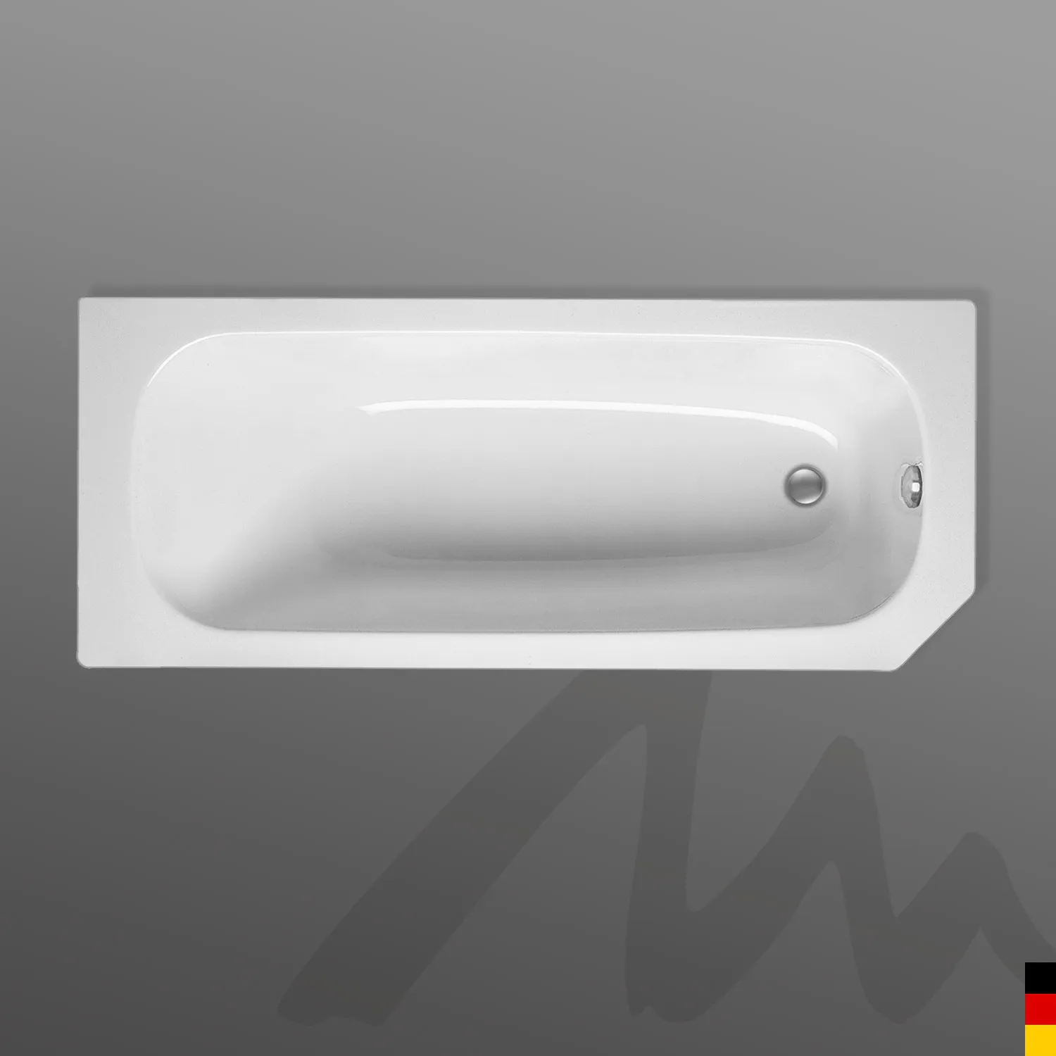 Mauersberger aurea Acryl-Badewanne Kompaktform 160⁄70 FR