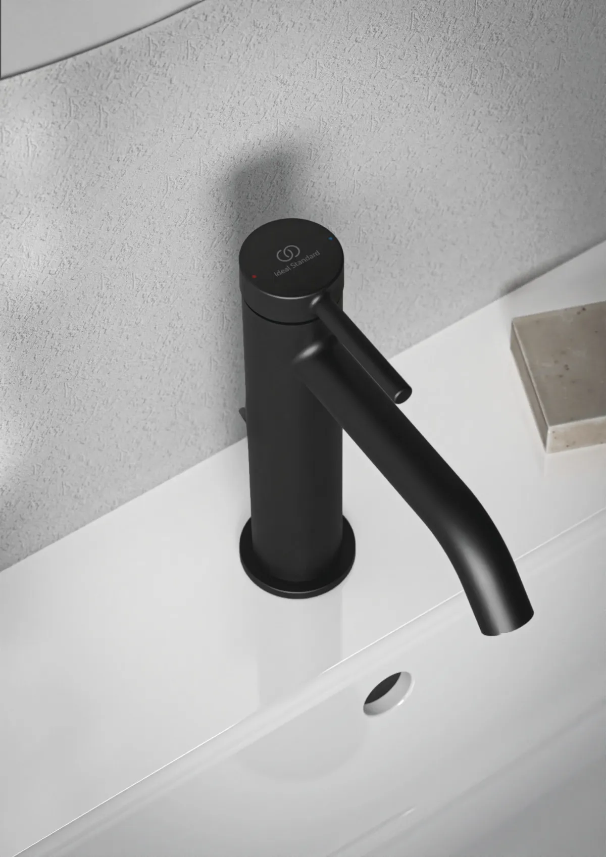 Ideal Standard Waschtischarmatur Ceraline Nuovo Ausladung 135mm Silk Black Ideal Standard Waschtischarmatur Ceraline Nuovo Ausladung 135mm Silk Black