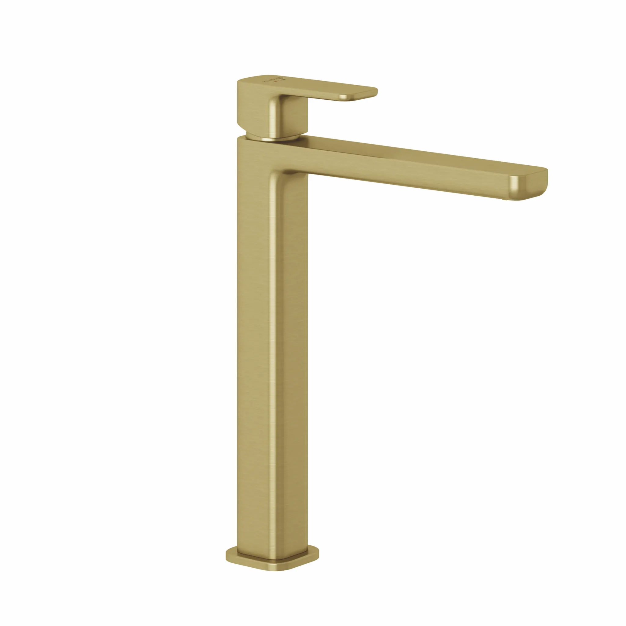Kludi RENON Waschschüssel-Einhandmischer Brushed Gold (18) PVD – 1-Loch Montage, geschlossener Metallhebel, DVGW-zugelassen Kludi RENON Waschschüssel-Einhandmischer Brushed Gold (18) PVD – 1-Loch Montage, geschlossener Metallhebel, DVGW-zugelassen