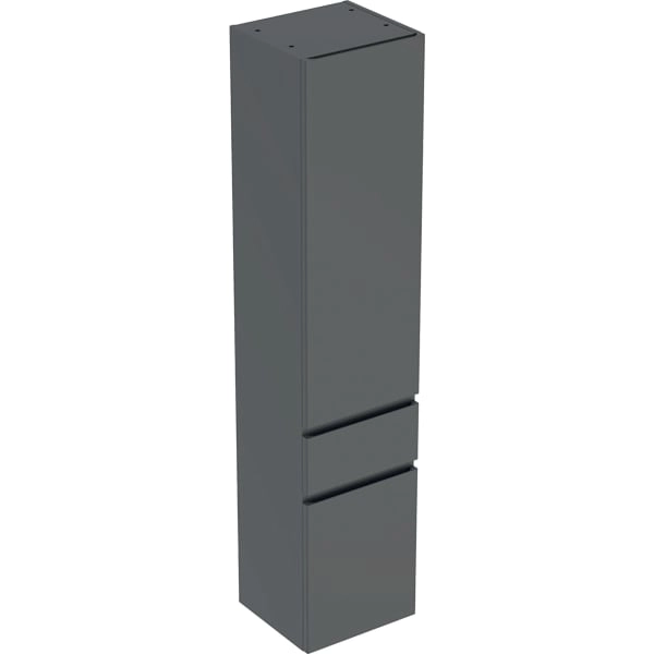Geberit Renova Plan Hochschrank, lava, 39x180x36 cm, wandhängend mit zwei Türen und einer Schublade Geberit Renova Plan Hochschrank, lava, 39x180x36 cm, wandhängend mit zwei Türen und einer Schublade