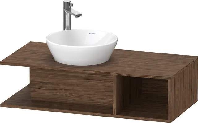 Duravit Waschtischunterschrank wandhängend „D-Neo“ 100 × 26 × 48 cm Nussbaum Dunkel Duravit Waschtischunterschrank wandhängend „D-Neo“ 100 × 26 × 48 cm Nussbaum Dunkel