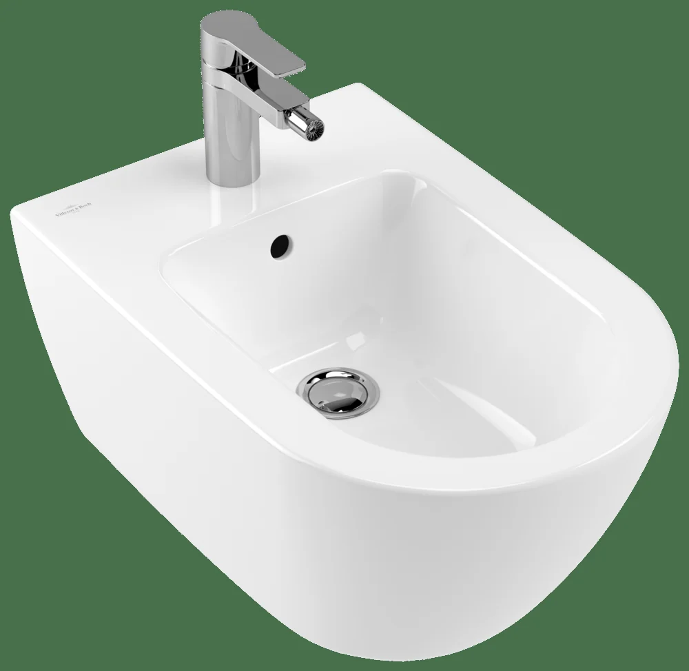 Villeroy & Boch Bidet Subway 2.0 390-1 Oval wandhängend Weiß Alpin