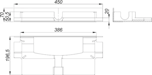 Schallschutzelement DallFlex/CeraFlex Plan