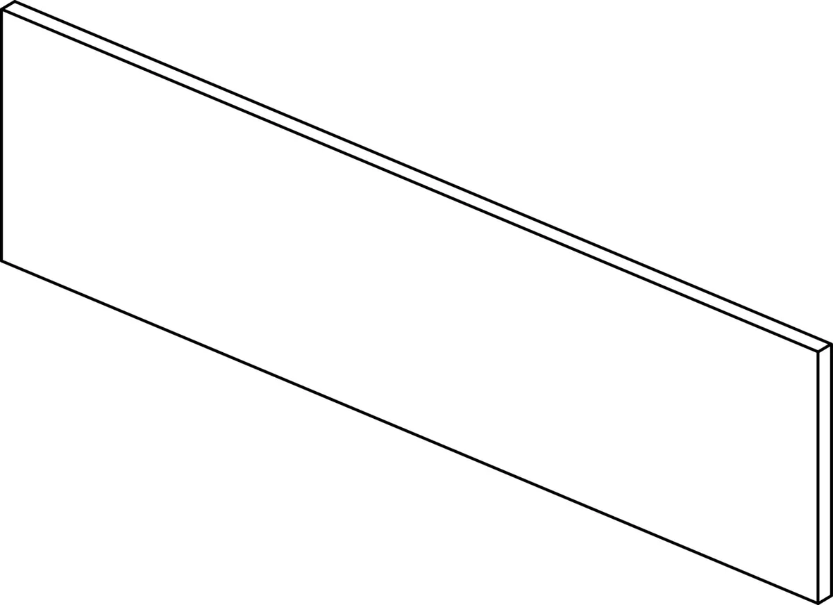 Ideal Standard Conca Auszugsfront, untere linke Schubladenfront, weiß, 980 x 267 mm