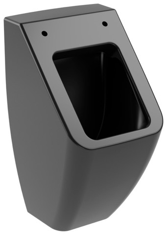 Absaug-Urinal DirectFlush „Venticello“, Befestigung verdeckt, ohne Zielobjekt, Zulauf verdeckt 28,5 × 32 × 54,5 cm in Ebony Absaug-Urinal DirectFlush „Venticello“, Befestigung verdeckt, ohne Zielobjekt, Zulauf verdeckt 28,5 × 32 × 54,5 cm in Ebony
