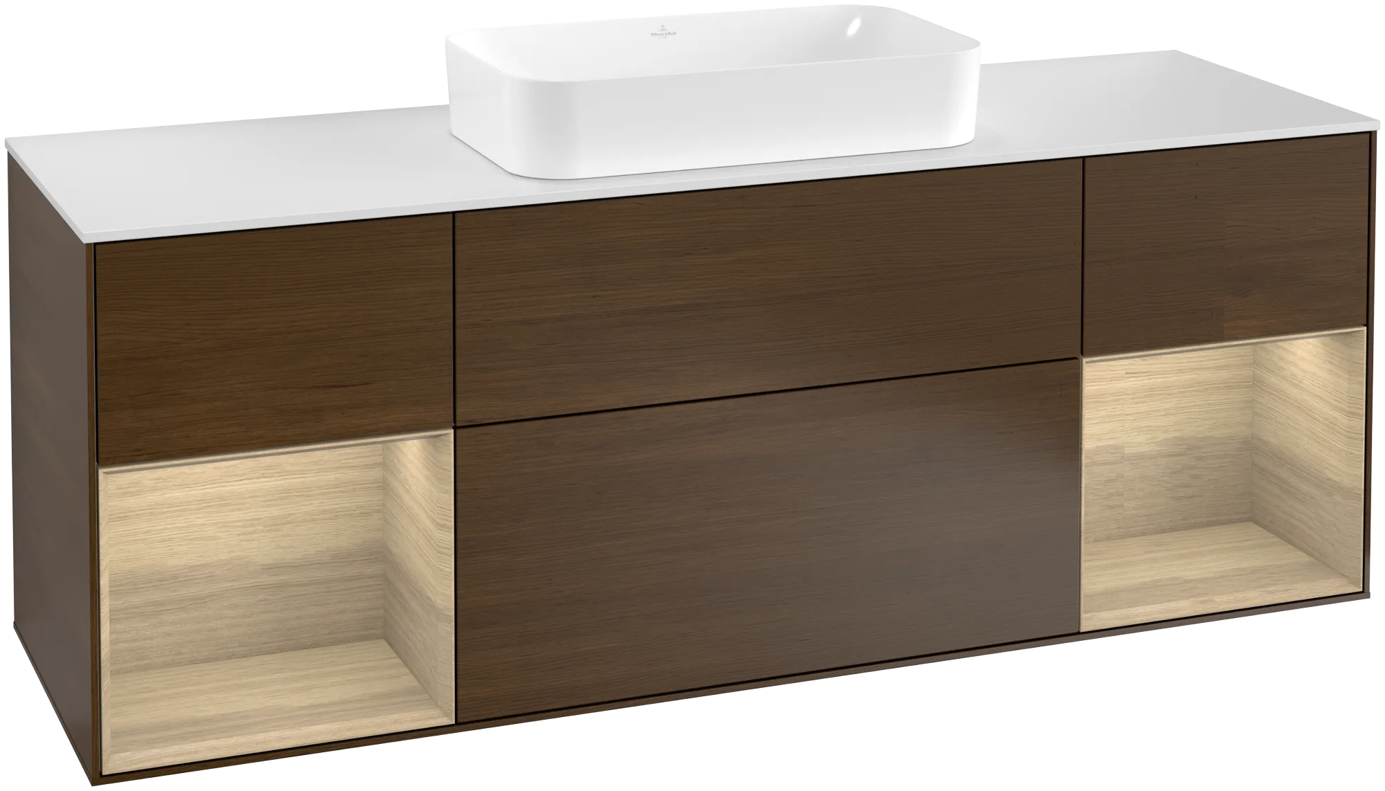 Villeroy & Boch Finion Waschbeckenunterschrank G33 1600x603x501mm mit Beleuchtung