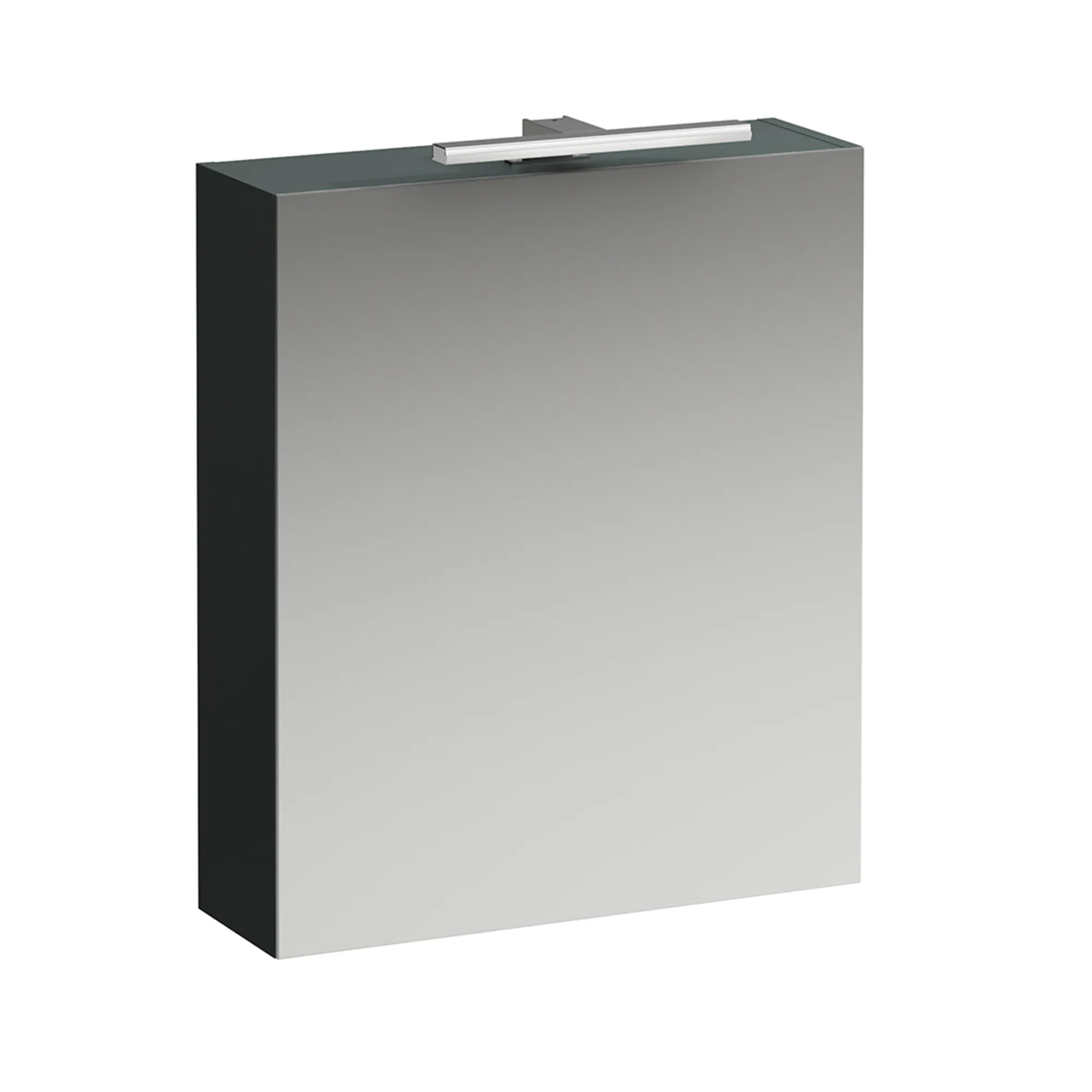 Spiegelschrank BASE mit LED-Licht Element horizonal mit Schalter mit Steckdose 185x600x700 1 Tür Scharnier rechts weiß matt Spiegelschrank BASE mit LED-Licht Element horizonal mit Schalter mit Steckdose 185x600x700 1 Tür Scharnier rechts weiß matt