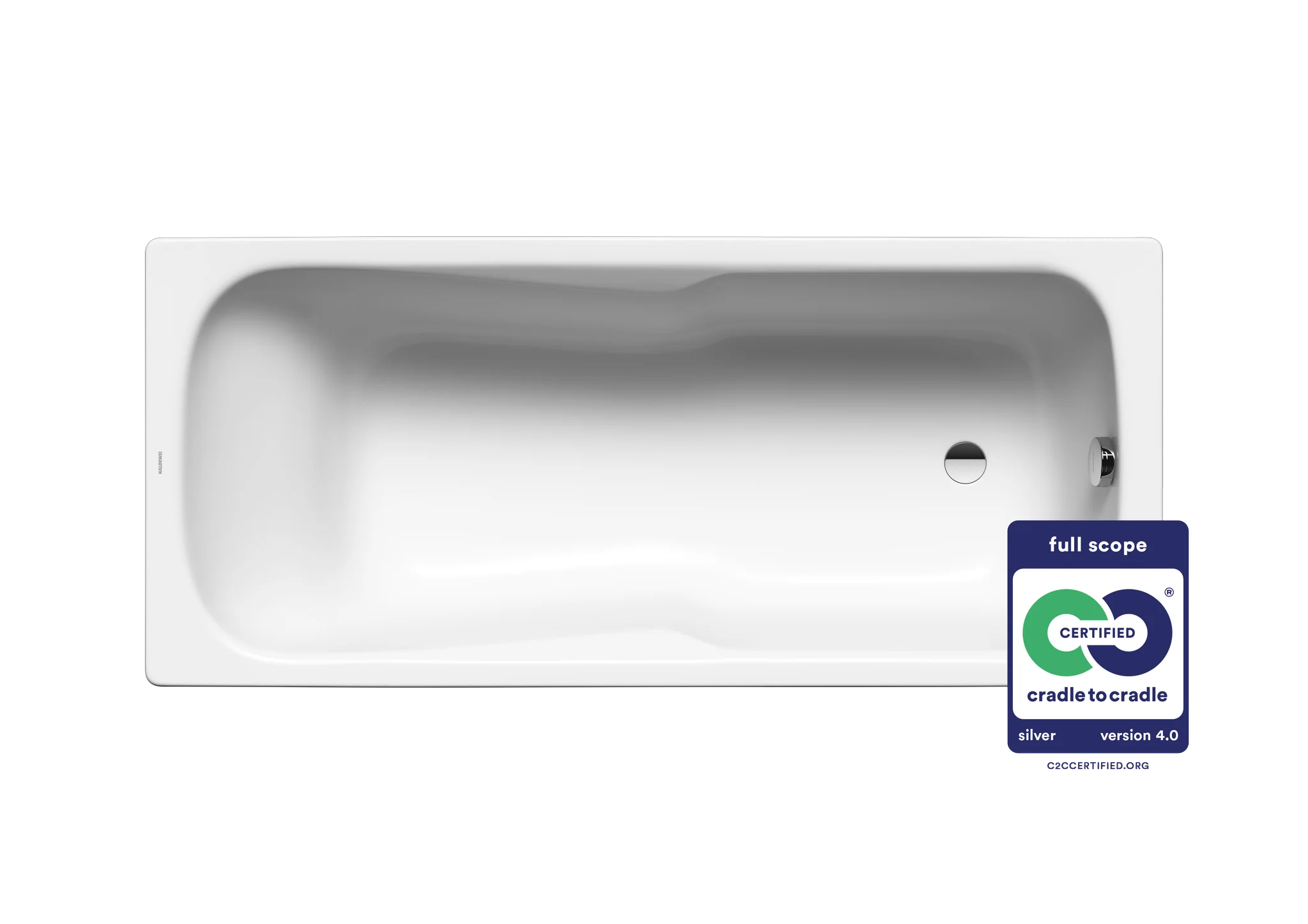 Kaldewei DYNA SET Kombi-Badewanne, 1500x750 mm, alpinweiß, MADE IN GERMANY