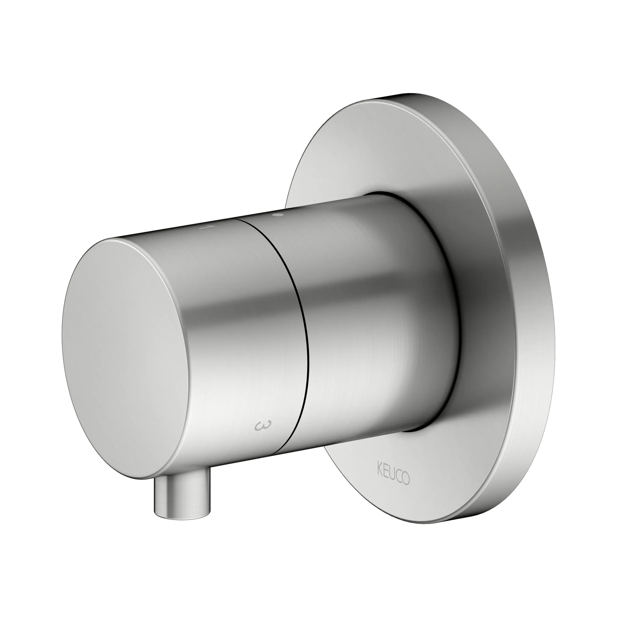 KEUCO IXMO Umstellventil Unterputz für 3 Verbraucher IXMO Comfort, rund Edelstahl-finish