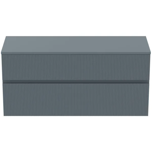 Ideal Standard Waschtischunterschrank „Finesse“ 120,2 × 55,8 × 44 cm Aschblau matt Ideal Standard Waschtischunterschrank „Finesse“ 120,2 × 55,8 × 44 cm Aschblau matt