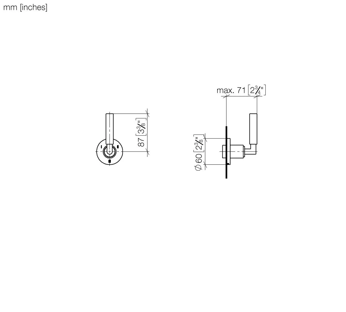 UP-Dreiwege-Umstellung TARA Chrom 36210882