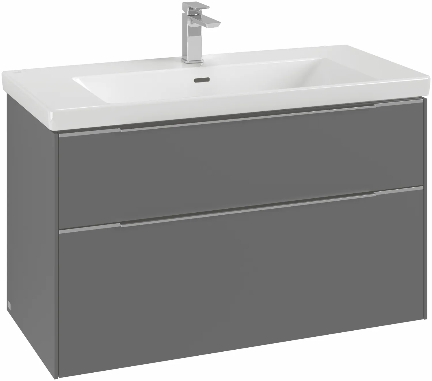 Villeroy & Boch Waschtischunterschrank „Subway 3.0“ für Schrankwaschtisch 973 × 576 × 478 mm Nordic Oak, für Becken mittig