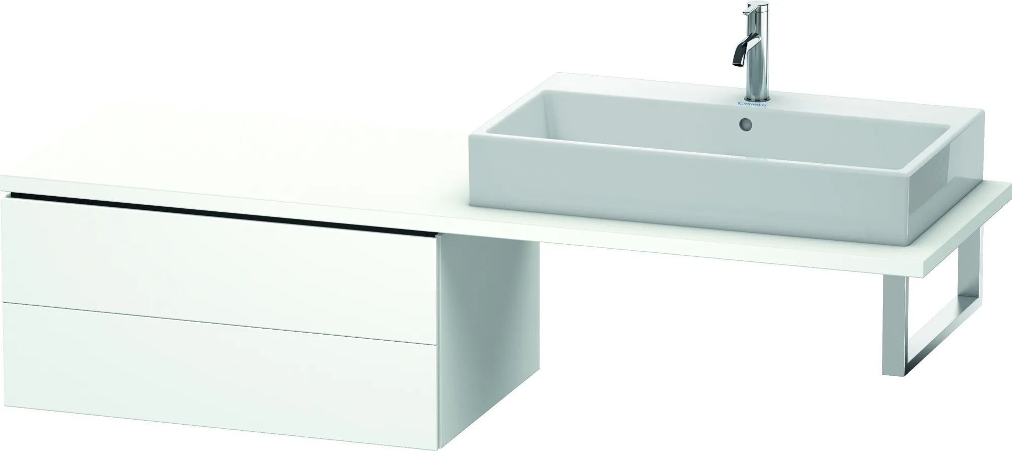 Duravit Unterschrank für Konsole „L-Cube“ 82 × 40 × 54,7 cm Weiß Matt