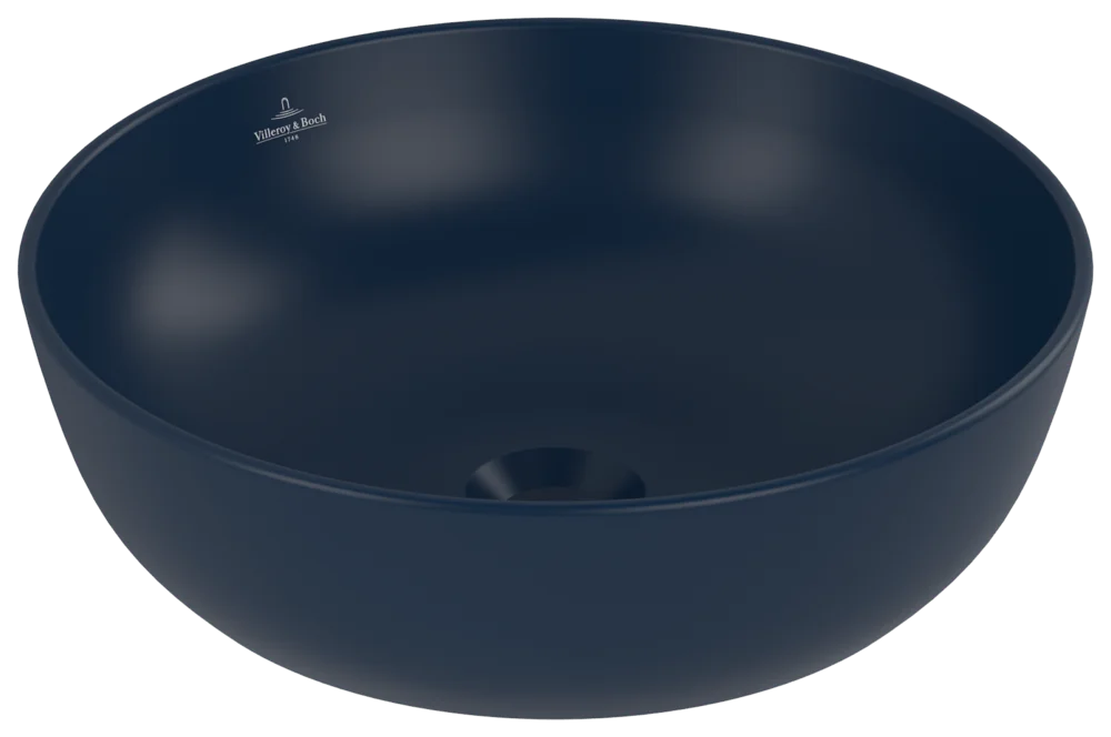 Villeroy & Boch Aufsatzwaschbecken Artis, rund, 430x430x130 mm, Nightfall CeramicPlus, TitanCeram, Classic Villeroy & Boch Aufsatzwaschbecken Artis, rund, 430x430x130 mm, Nightfall CeramicPlus, TitanCeram, Classic