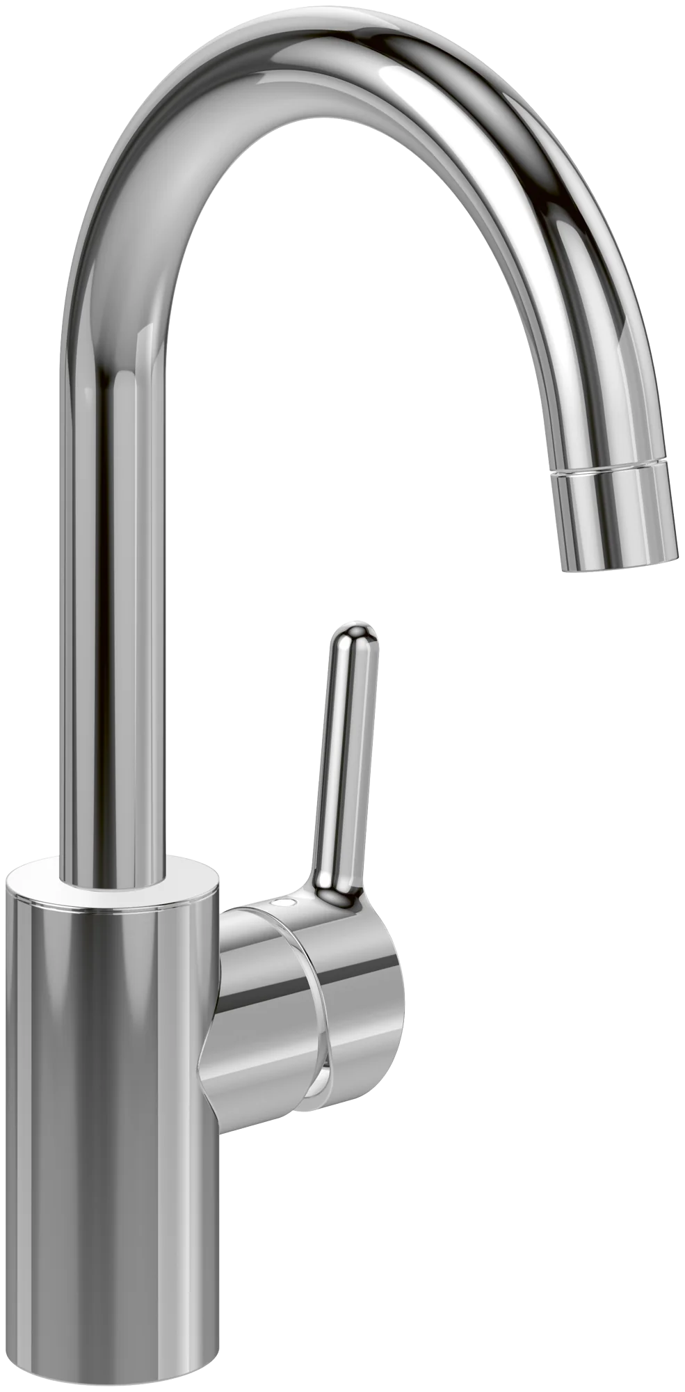 Villeroy & Boch Skyla Einhebel-Waschtischarmatur, rund, verchromt, 131 mm Höhe, 52 x 149 mm Maße