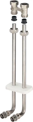 Viega „Sanfix P“ Heizkörperanschlussset vernickelt Viega „Sanfix P“ Heizkörperanschlussset vernickelt