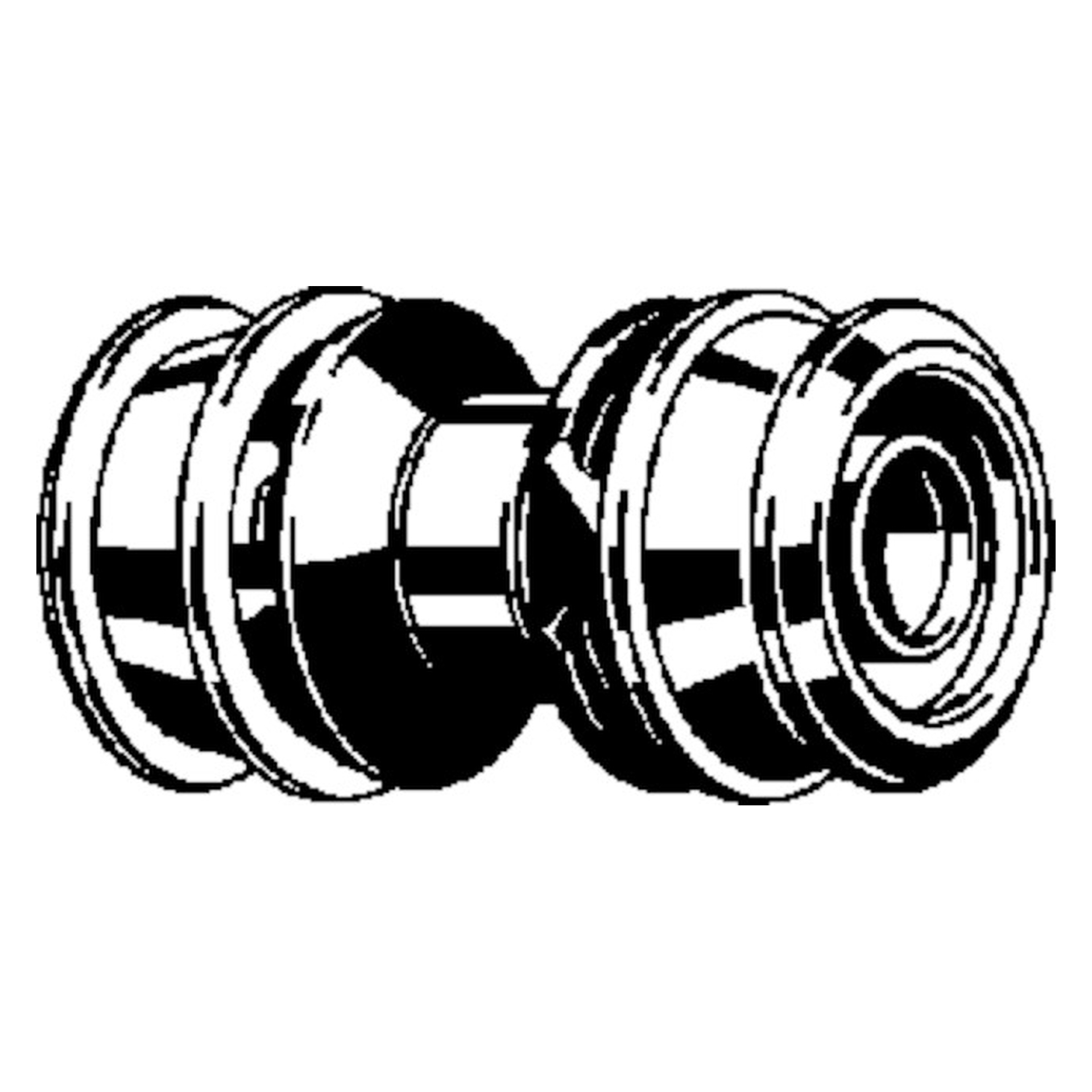 Viega „Raxofix“ Kupplung mit 2 Muffen 32 × 25 mm