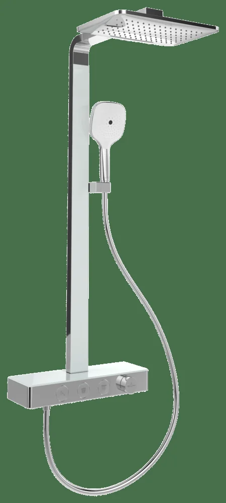 Villeroy & Boch Infinity Showers Duschsystem mit drei Funktionen, Eckig, Wandmontage, 413x1108x561mm, Chrom Villeroy & Boch Infinity Showers Duschsystem mit drei Funktionen, Eckig, Wandmontage, 413x1108x561mm, Chrom