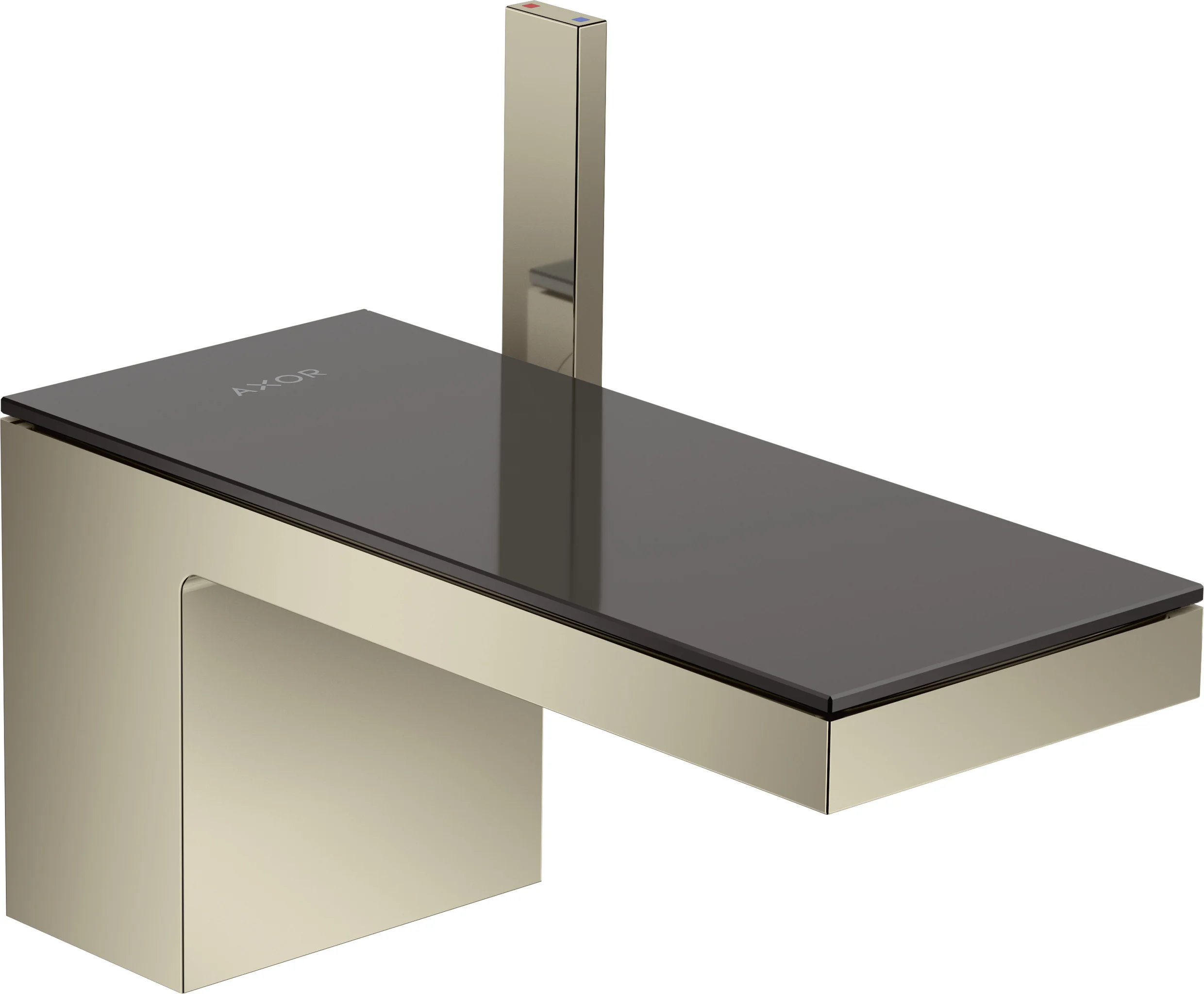 Hansgrohe AXOR MyEdition Platte 200 mm Metall Polished Black Chrome abnehmbar