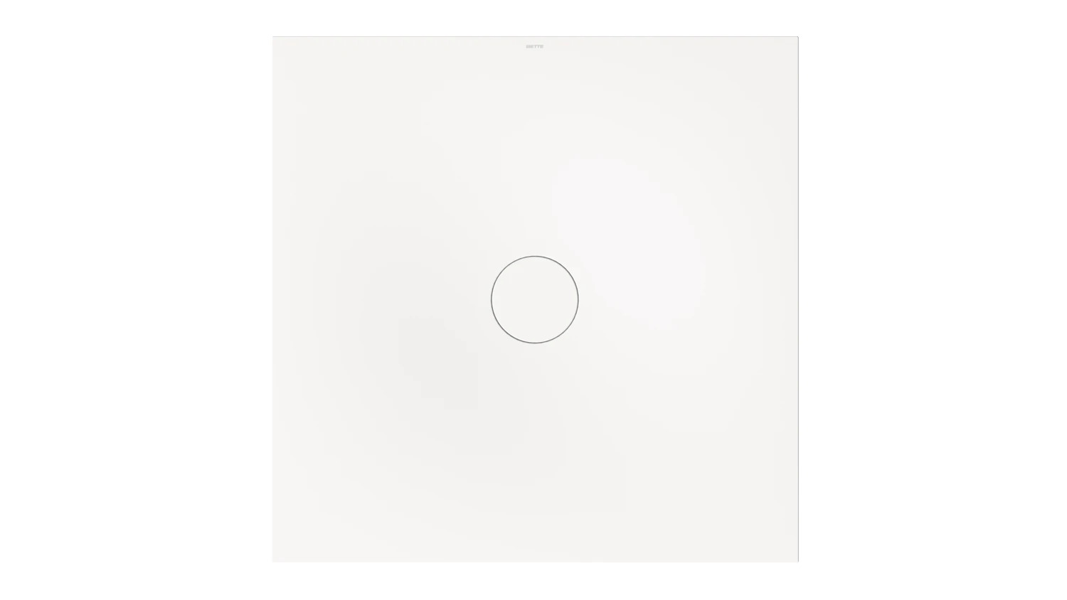 Bette quadrat Duschwanne „BetteAir“ 1200 × 1200 mm mit BetteAntirutsch Pro, ohne Oberflächenveredelung, mit Minimum-Wannenträger, in Edelweiß