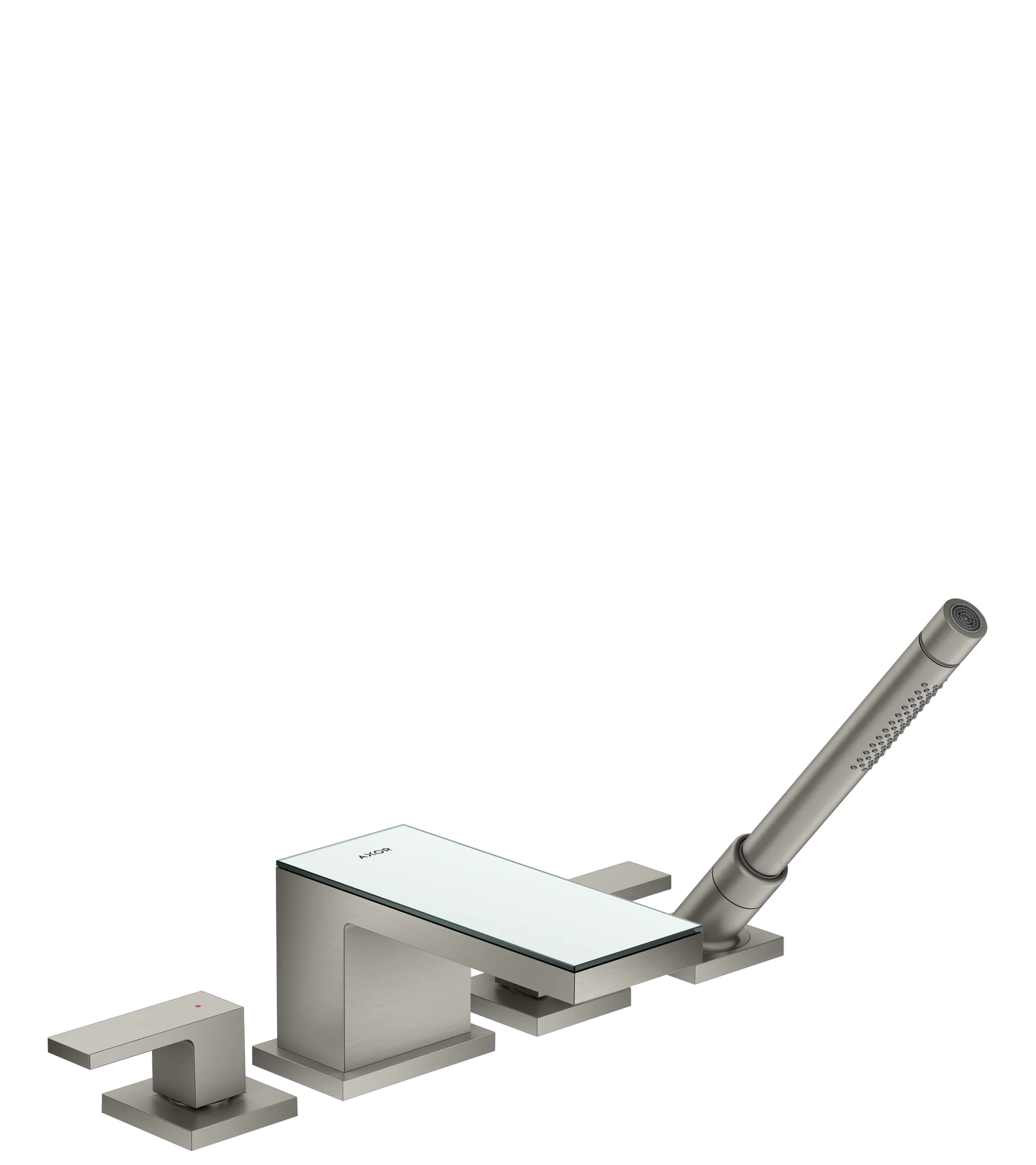 Hansgrohe AXOR MyEdition Mischer mit Platte 200 Glas, Spiegel Hansgrohe AXOR MyEdition Mischer mit Platte 200 Glas, Spiegel