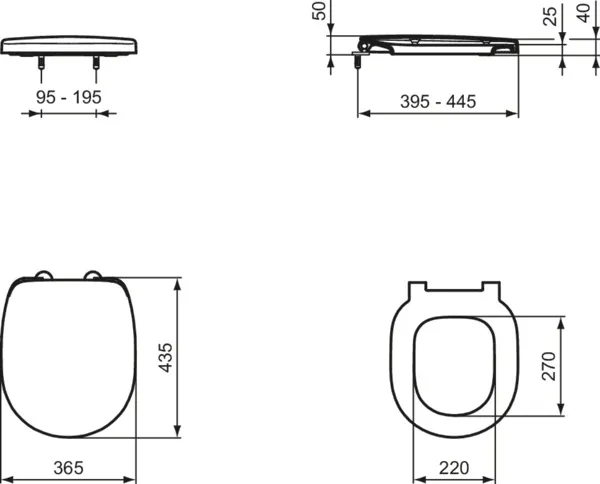 Ideal Standard WC-Sitz „ConnectFreedom“