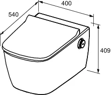 TECE Dusch-WC „neo“, Befestigung verdeckt, ohne Spülrand TECE Dusch-WC „neo“, Befestigung verdeckt, ohne Spülrand