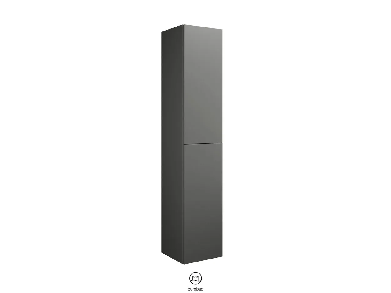 Hochschrank, 2 Türen mit Tip-On-Technik;2 Innenschubladen;4 Einlegeböden;1 fester Boden, Tiefe: 350 mm, Breite: 350 mm, Höhe: 1760 mm