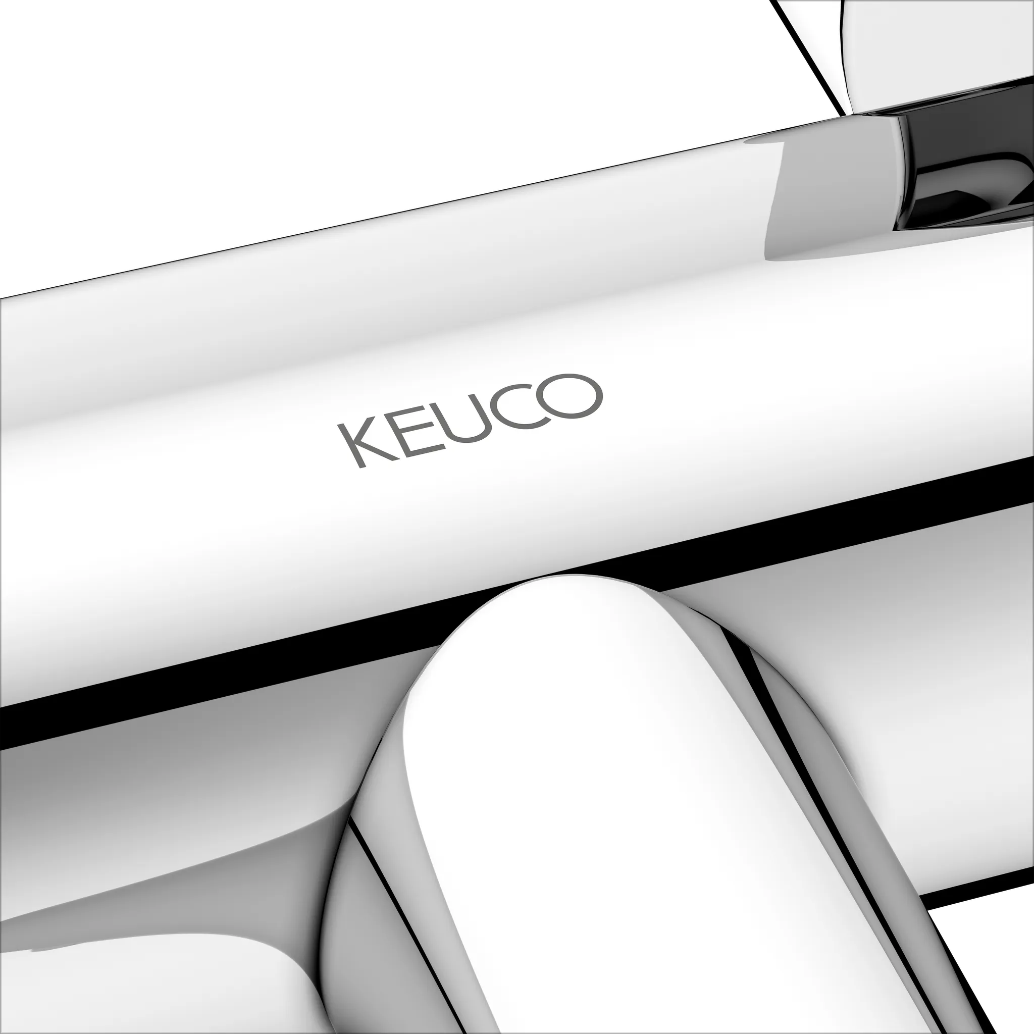 KEUCO PLAN BLUE Thermostat-Wannenarmatur Aufputz verchromt KEUCO PLAN BLUE Thermostat-Wannenarmatur Aufputz verchromt