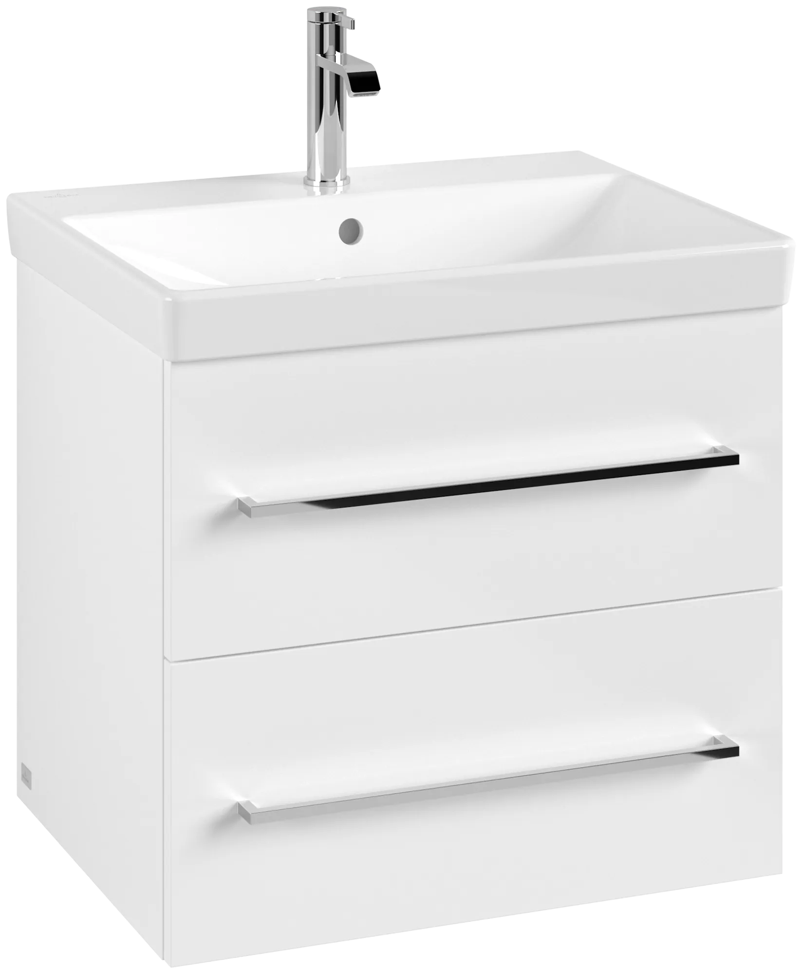 Villeroy & Boch Avento Waschbeckenunterschrank A88900, 576x514x484mm, 2 Auszüge, Brilliant White Villeroy & Boch Avento Waschbeckenunterschrank A88900, 576x514x484mm, 2 Auszüge, Brilliant White