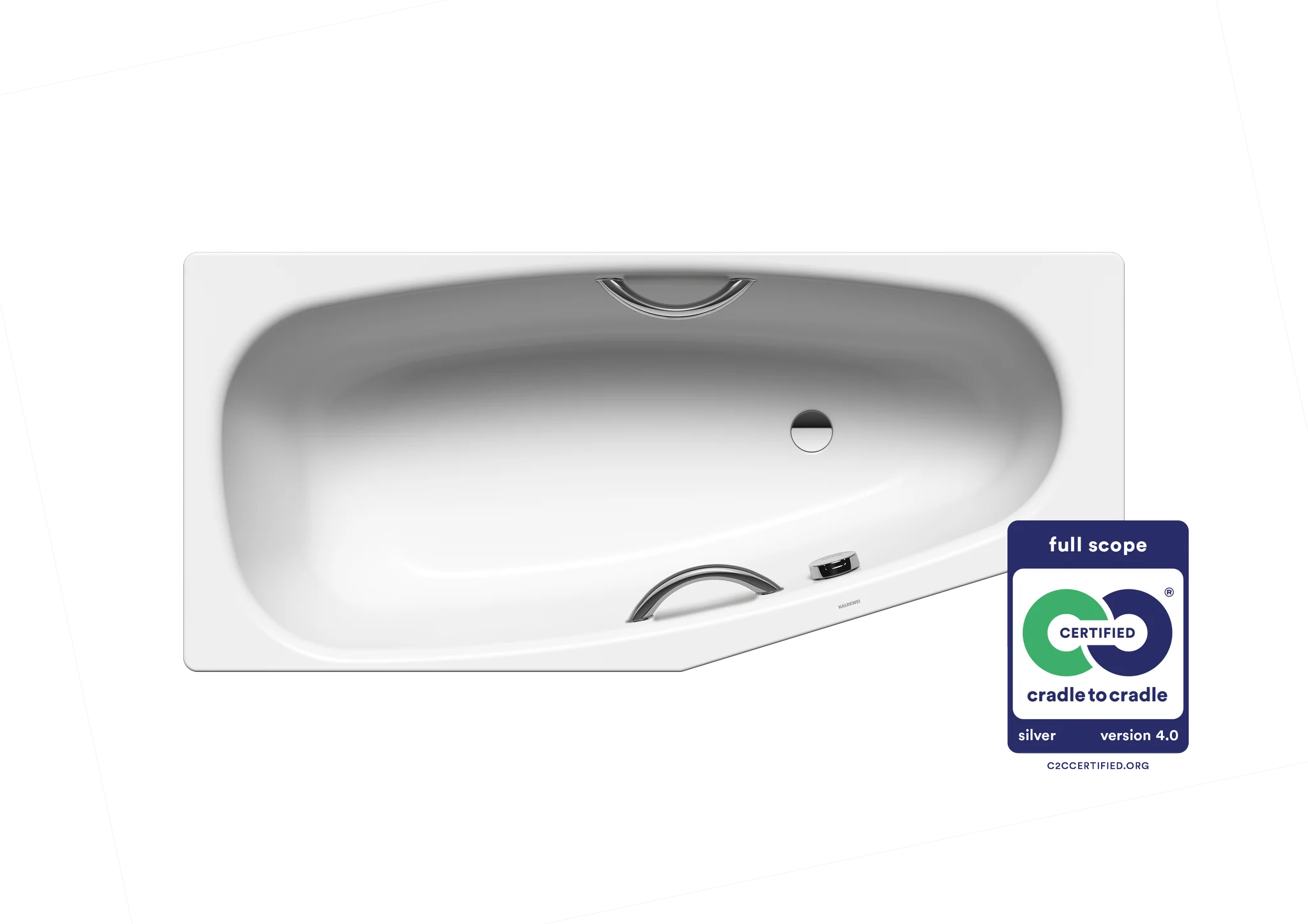 Kaldewei MINI STAR RECHTS Badewanne, 1570x750 mm, alpinweiß