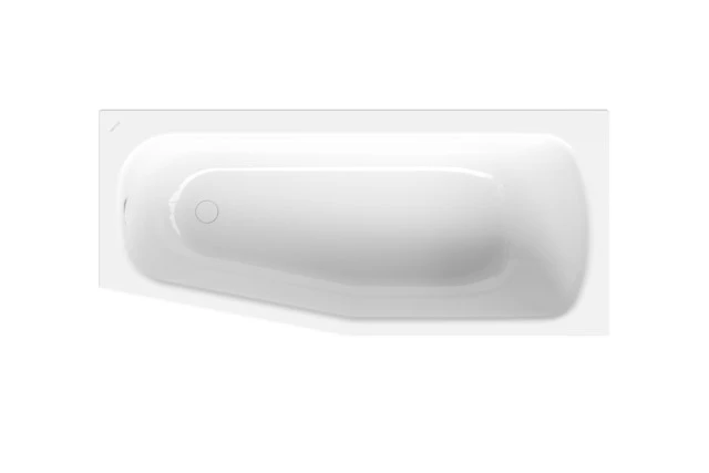 Bette Badewanne „BetteBambino“ fünfeck 157 × 65 cm, Fußablauf, links ohne Wannenträger, in Moosgrün Bette Badewanne „BetteBambino“ fünfeck 157 × 65 cm, Fußablauf, links ohne Wannenträger, in Moosgrün