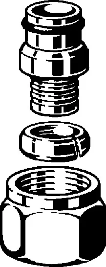 Viega „Sanfix“ Verschschraubung 20 mm Viega „Sanfix“ Verschschraubung 20 mm