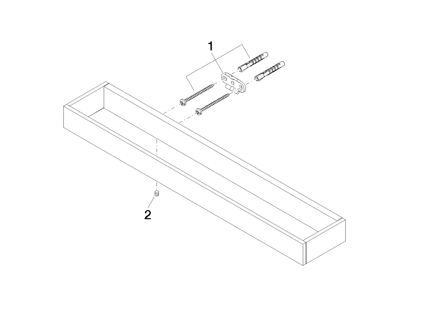 Dornbracht MEM Badetuchhalter Chrom Dornbracht MEM Badetuchhalter Chrom