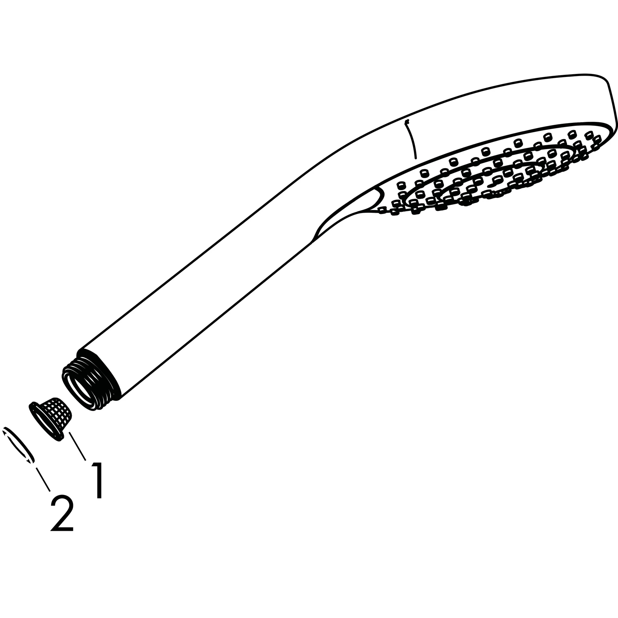 Handbrause Croma Select E Vario weiss/chrom Handbrause Croma Select E Vario weiss/chrom