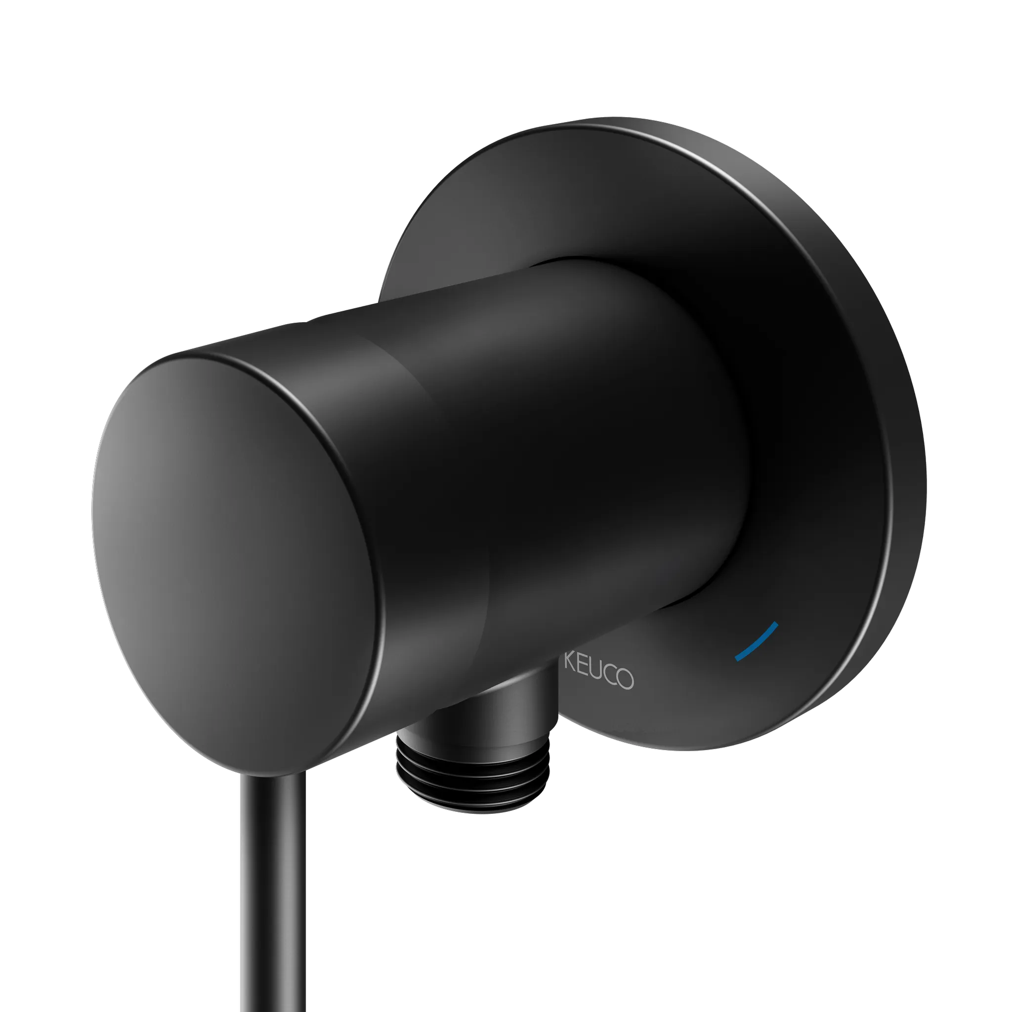 KEUCO IXMO Einhebel-Brausemischer Unterputz mit Schlauchanschluss IXMO Soft schwarz matt