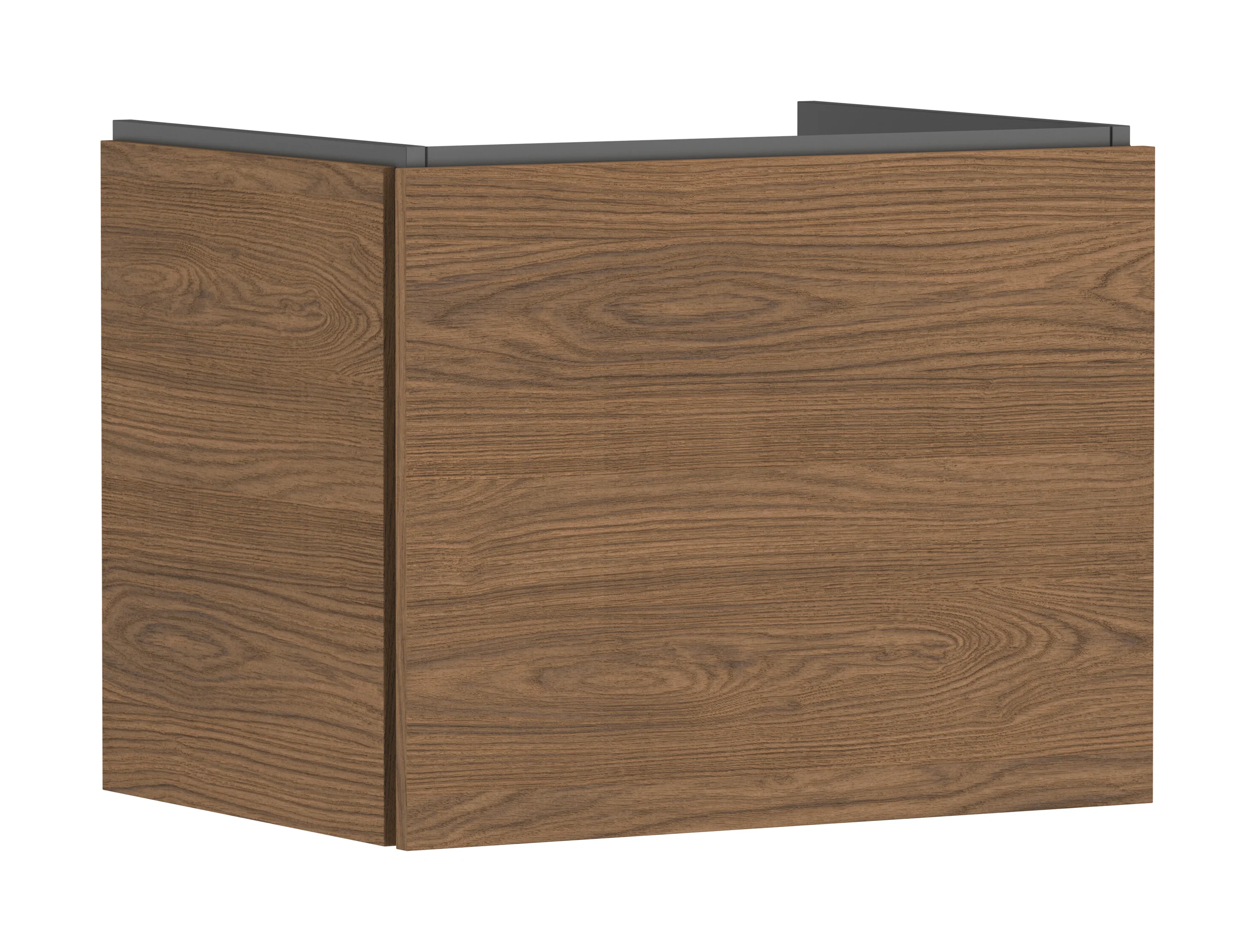 Hansgrohe Xilesa E Waschtischunterschrank, Eiche Kaschmir, 630x470 mm, 1 Schubkasten, Vollauszug, SoftClose, Wandmontage