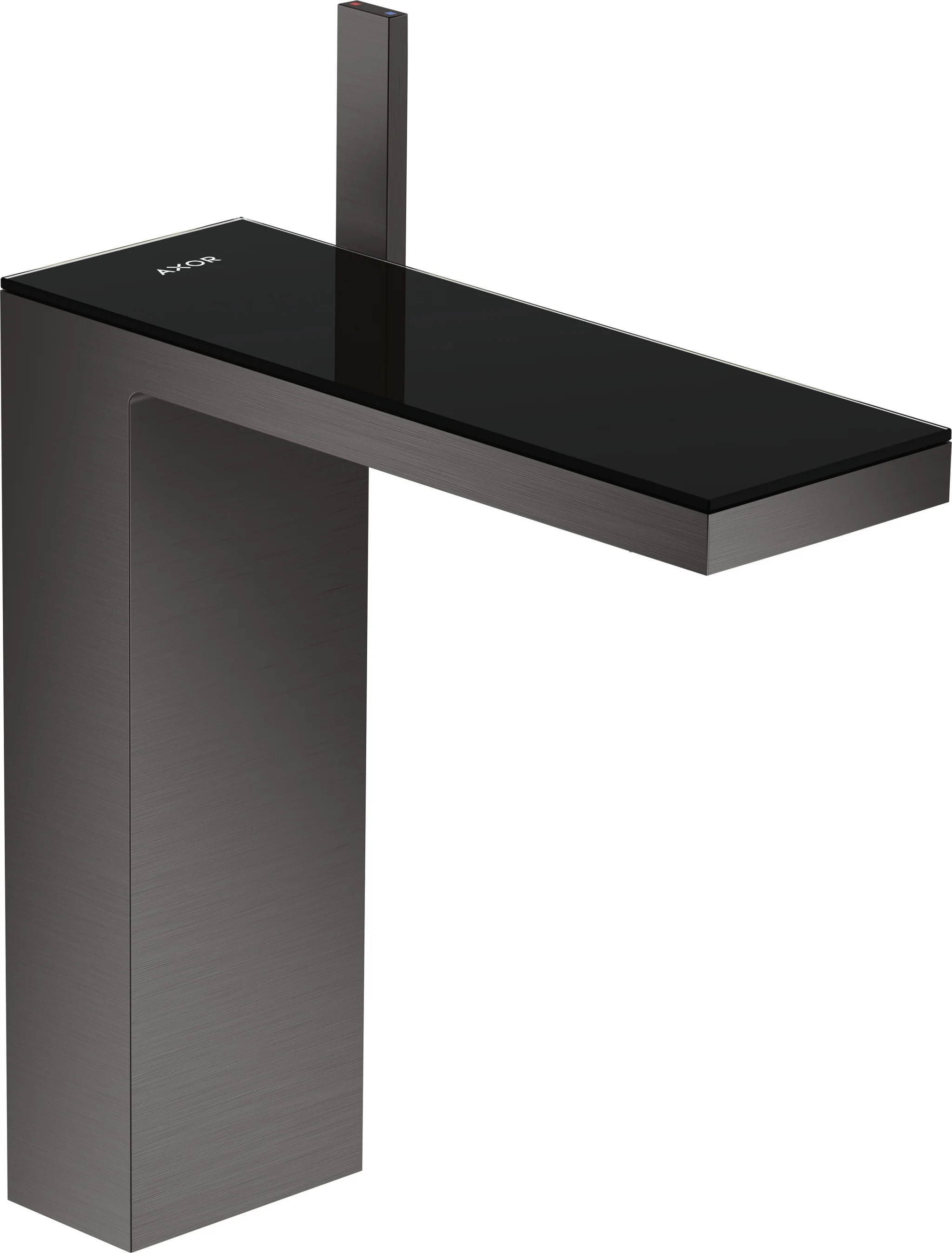 Hansgrohe AXOR MyEdition Platte 245 mm Glas schwarz abnehmbar