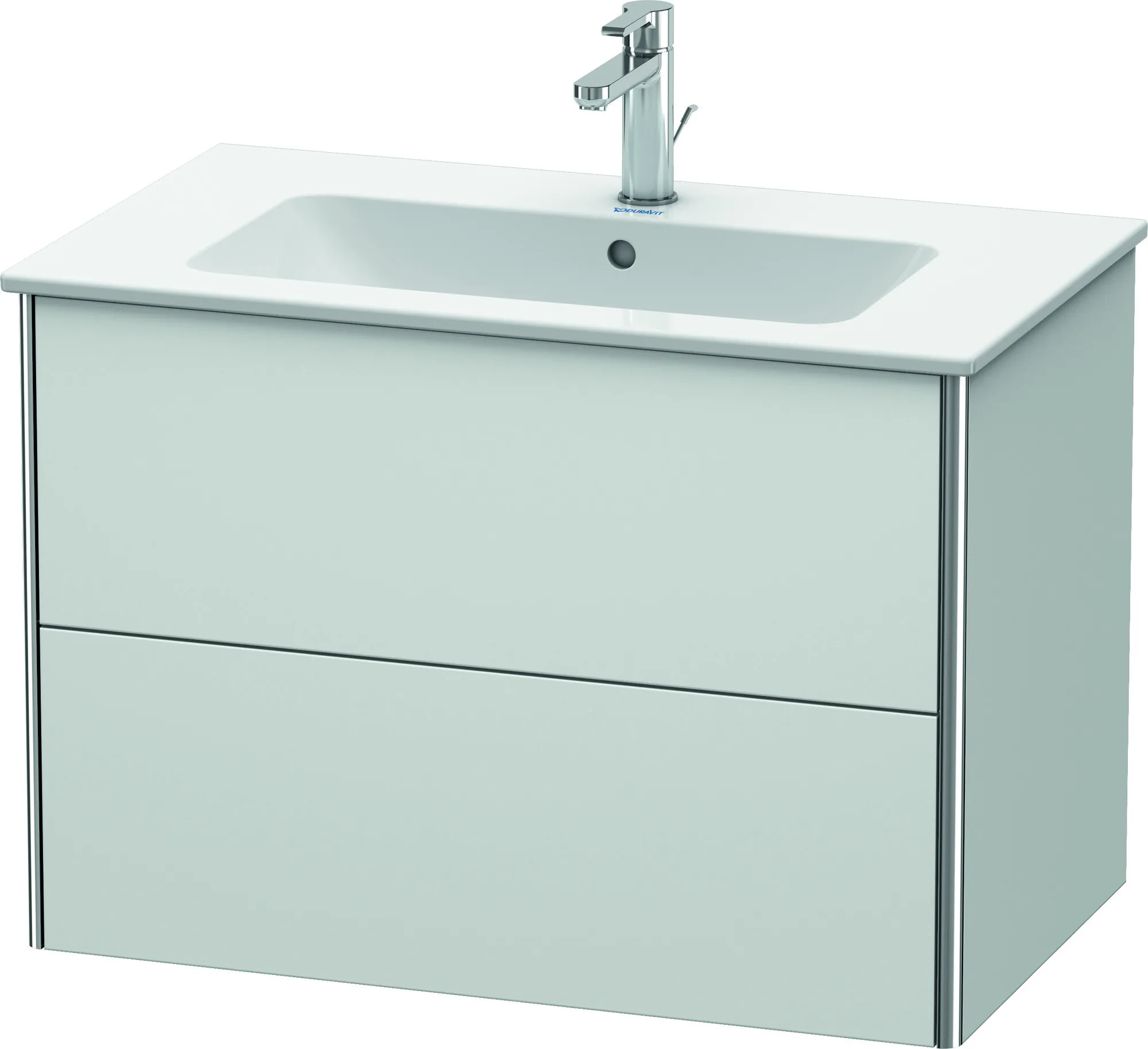 Duravit Waschtischunterschrank wandhängend „XSquare“ 81 × 56 × 47,8 cm Weiß Seidenmatt