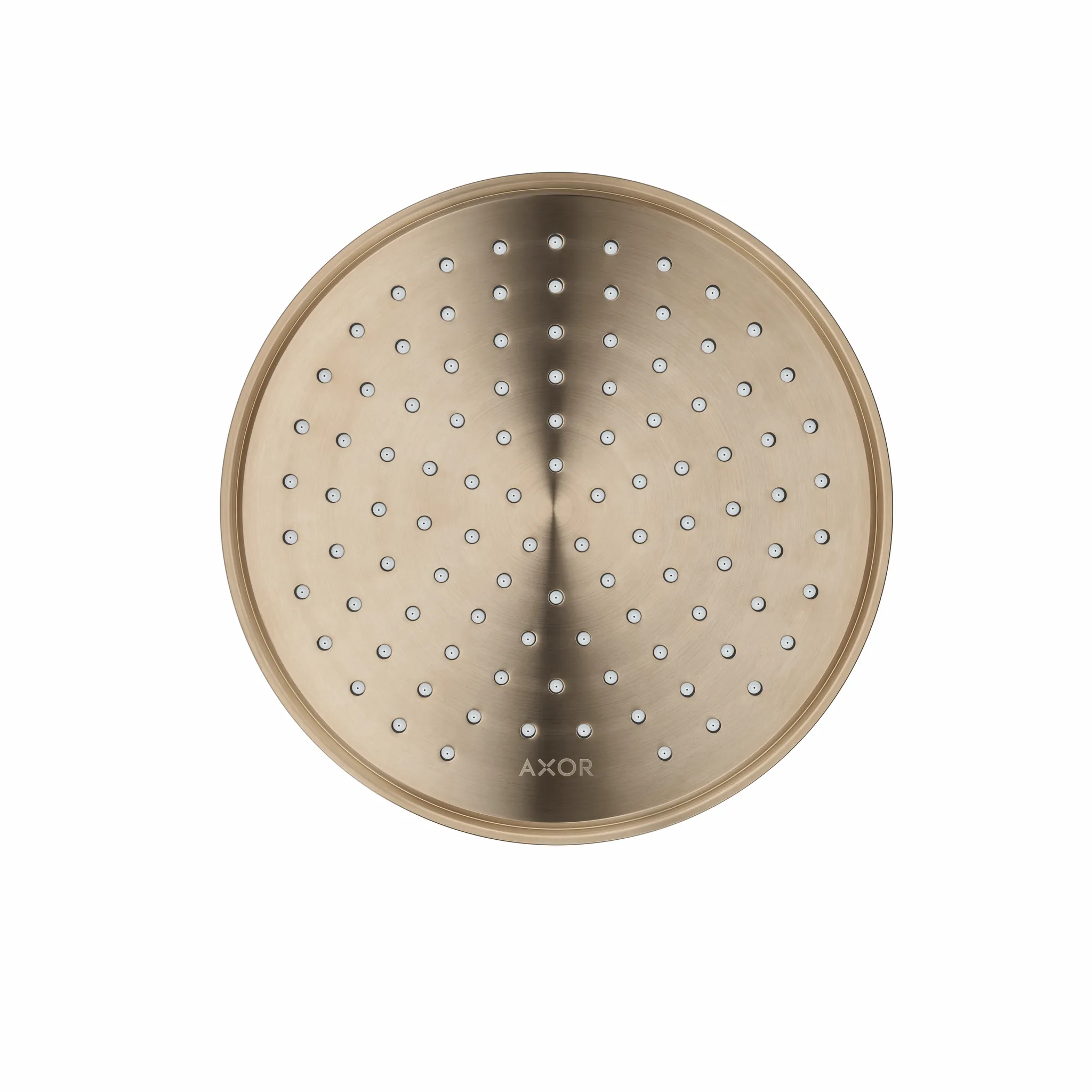 Hansgrohe AXOR ShowerSolutions Kopfbrause 220 1jet Brushed Bronze, verstellbarer Winkel, abnehmbar zur Reinigung, G 1/2 Anschluss Hansgrohe AXOR ShowerSolutions Kopfbrause 220 1jet Brushed Bronze, verstellbarer Winkel, abnehmbar zur Reinigung, G 1/2 Anschluss