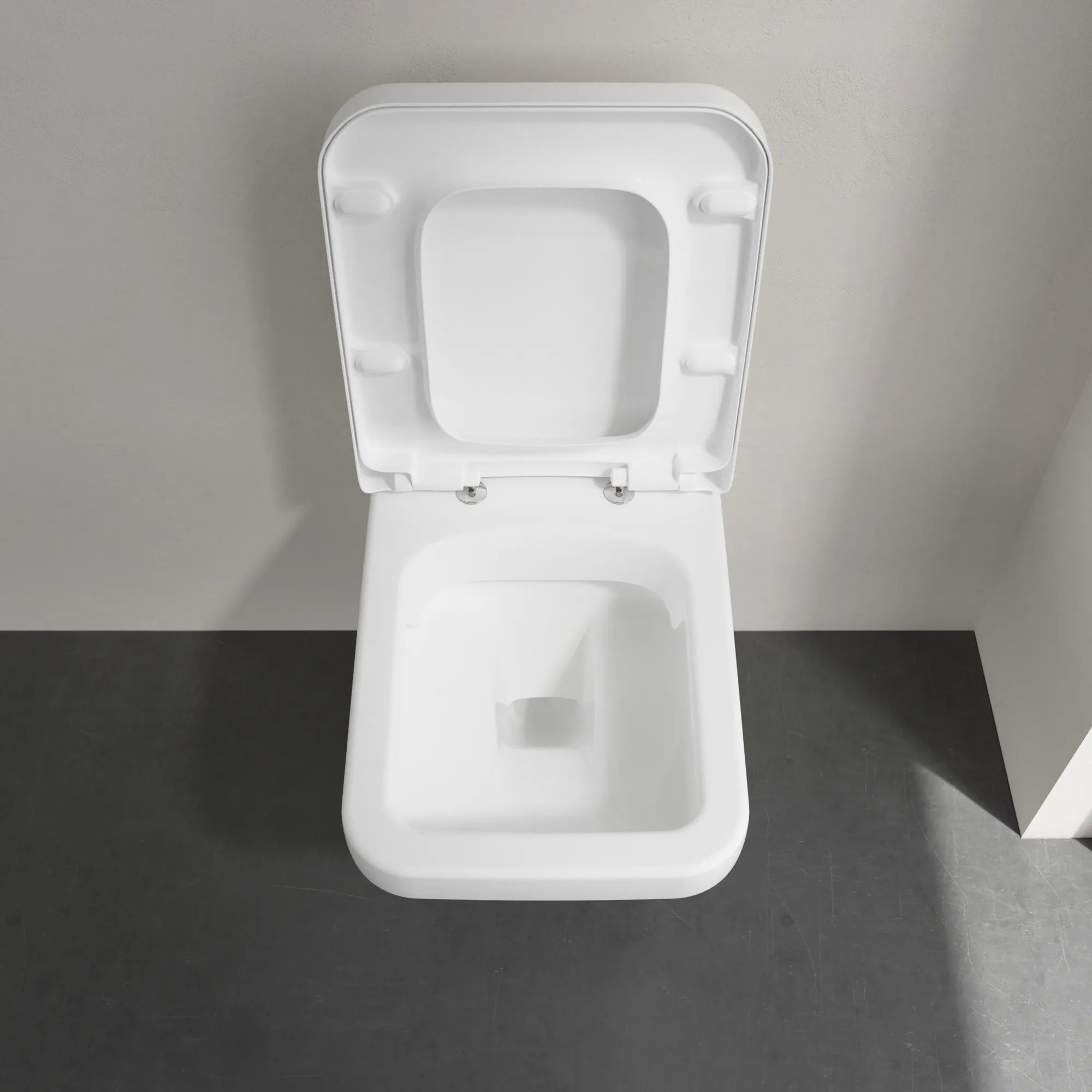 Wand-Tiefspül-WC DirectFlush „Architectura“ 37 × 31,6 × 53 cm, ohne Spülrand, Abgang waagerecht