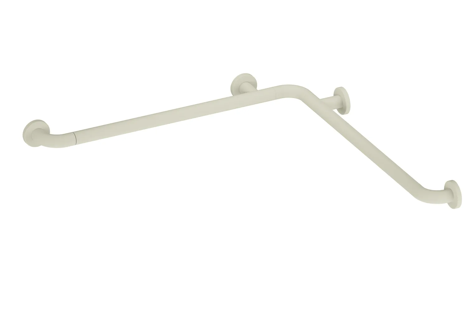 HEWI Dusch-, Wannenhandlauf Serie 801 PG90, links- und rechtsseitig montierbar, Polyamid, matt, 962 mm, Reinweiß HEWI Dusch-, Wannenhandlauf Serie 801 PG90, links- und rechtsseitig montierbar, Polyamid, matt, 962 mm, Reinweiß
