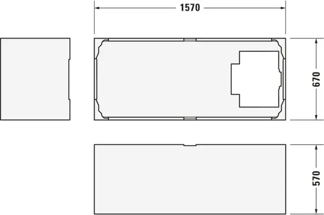 Badewannenträger für Starck 700333