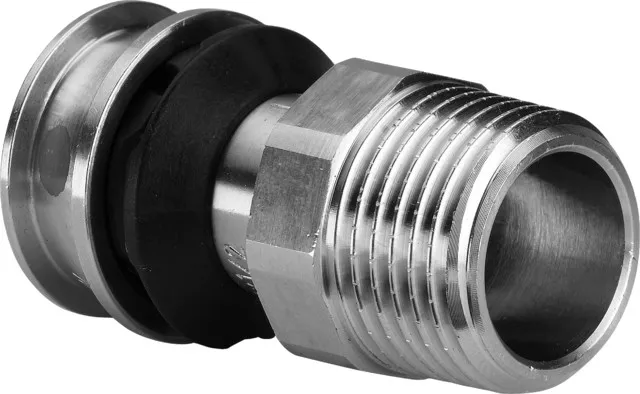 Viega „Raxofix“ Übergangsstück mit 1 Muffe und Außengewinde 20 mm × 3/4″ Viega „Raxofix“ Übergangsstück mit 1 Muffe und Außengewinde 20 mm × 3/4″