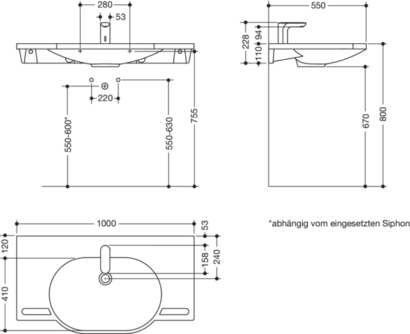 HEWI Produktset Waschtisch und Armatur PG87 HEWI Produktset Waschtisch und Armatur PG87